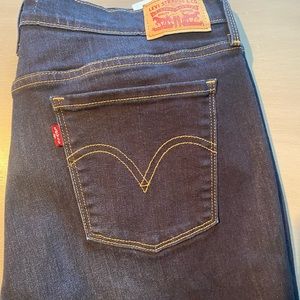 Levi’s 505 Straight 16S dark blue jeans